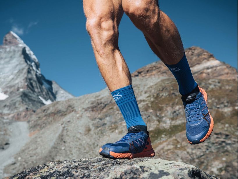 MID COMPRESSION SOCKS BLUE LOLITE